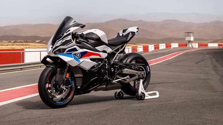 BMW S 1000 RR on the track