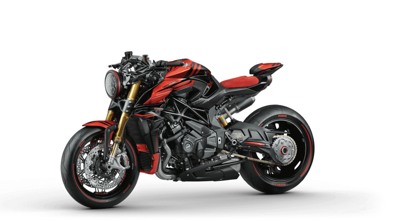 Red and black Mv Agusta Rush 1000