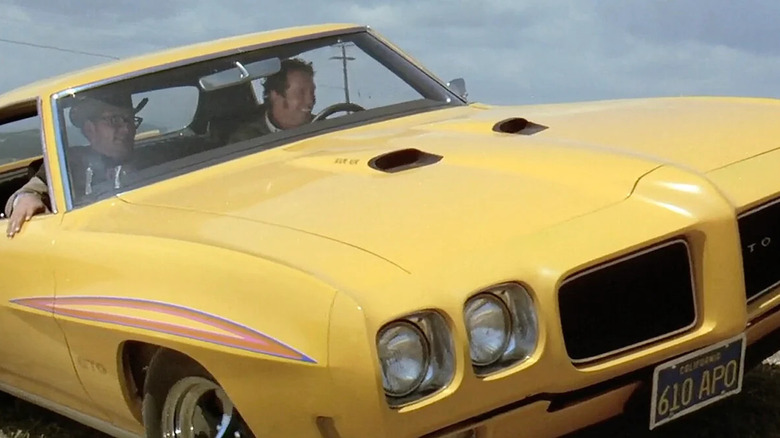 Yellow GTO from Two-Lane Blacktop