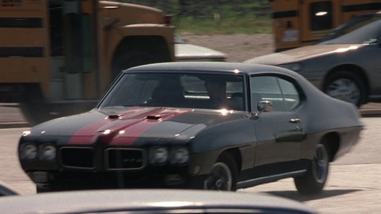 Zeke driving a 1970 Pontiac GTO