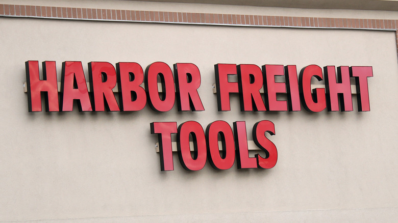 Harbor Freight store sign