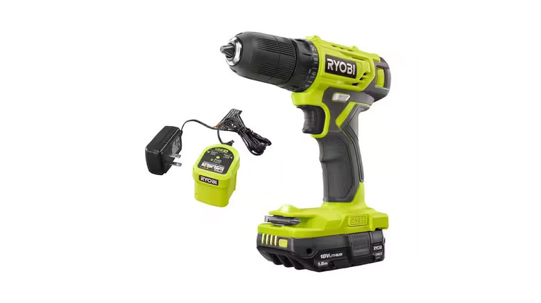 Ryobi drill with charger