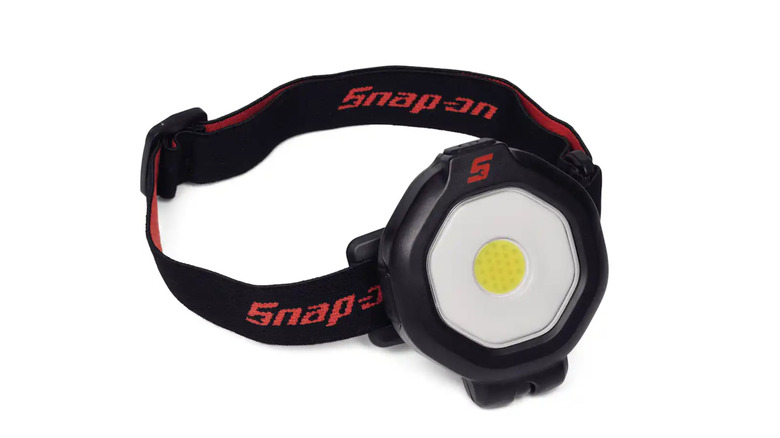 Snap-on rechargeable headlamp