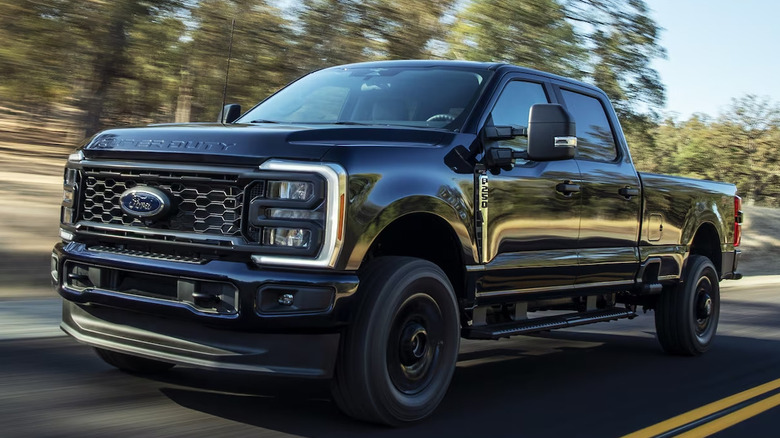 2024 Ford Super Duty STX driving road