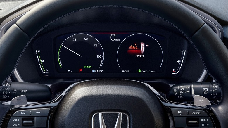 Honda CR-V e:FCEV instrument panel