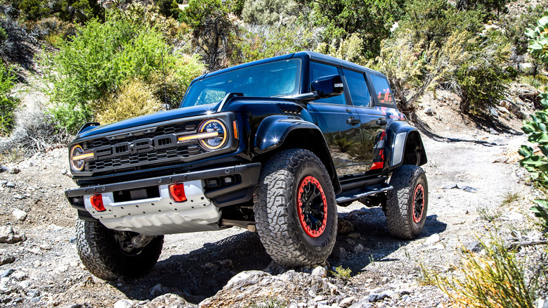 Ford Bronco Raptor off-roading