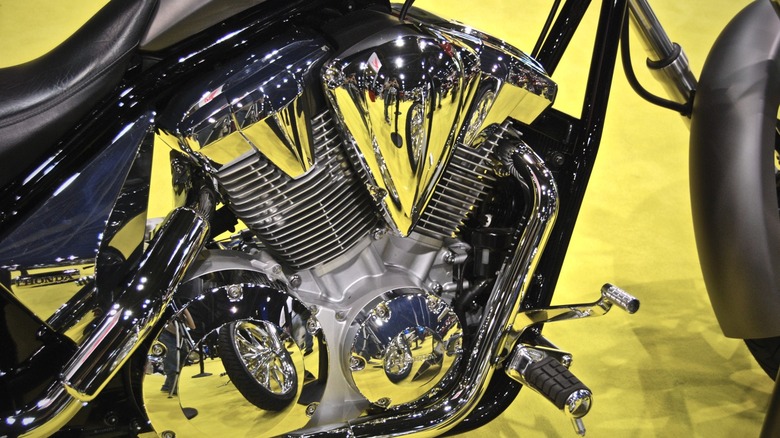 Honda Fury V-twin closeup