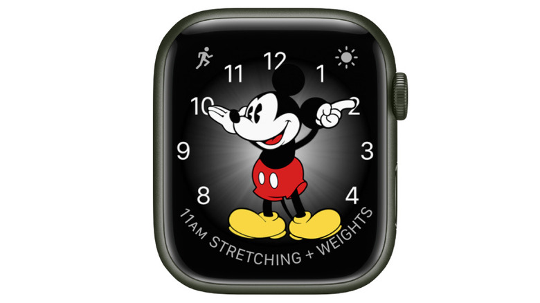 Mickey Mouse Apple Watch face