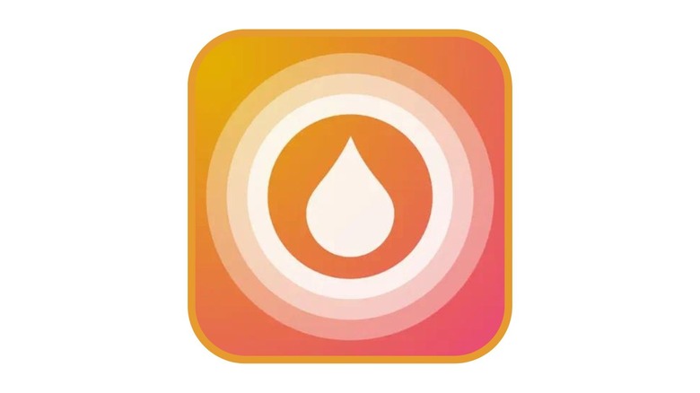 Pink and orange Colordrop app logo