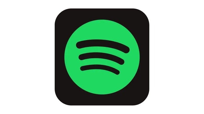 Green and black Spotify app logo