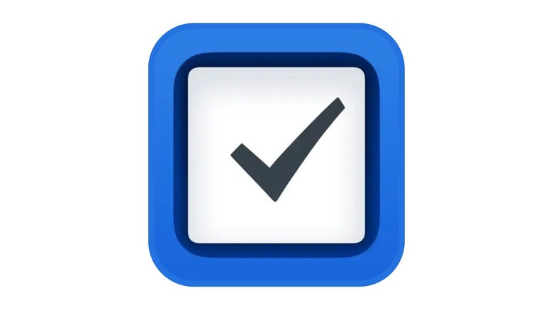 Blue and white Things app logo