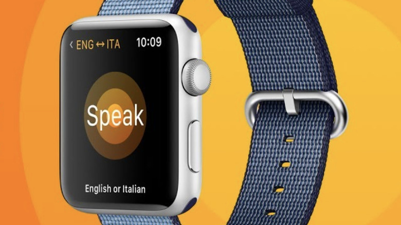  Speak watch face itranslate converse