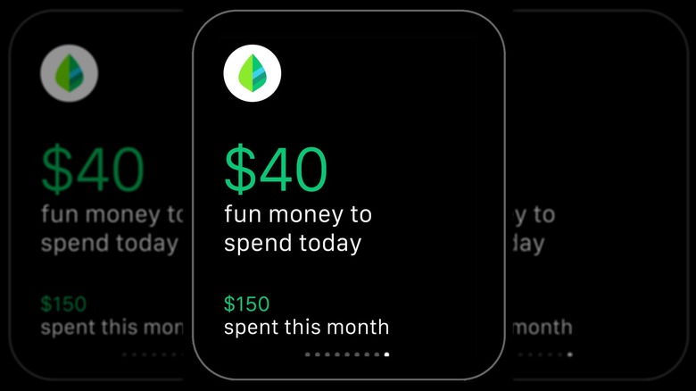 Mint app on Apple watch