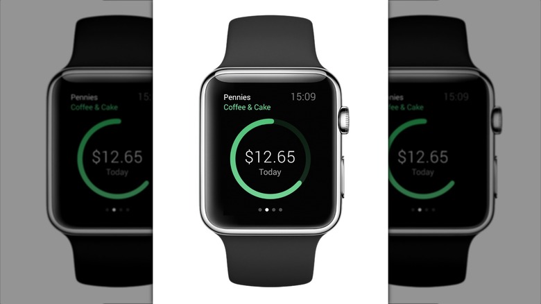 Pennies app on Apple watch