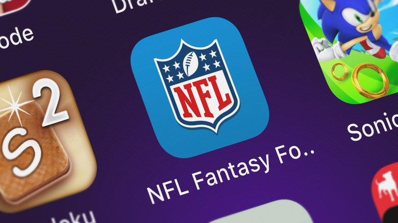 NFL fantasy football app