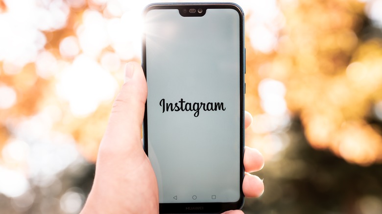 Instagram logo phone