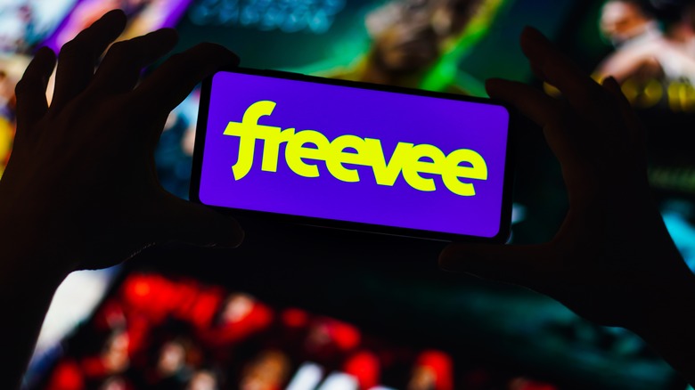 FreeVee logo on phone