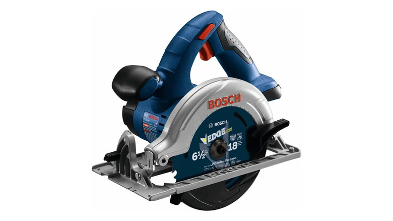 blue bosch circular saw