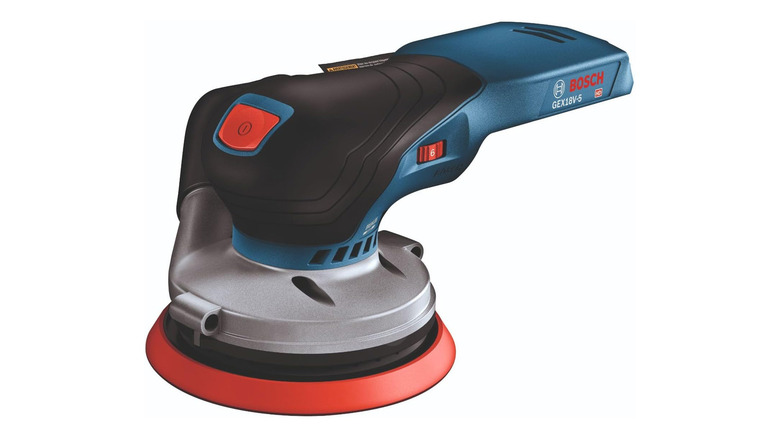 blue bosch sander