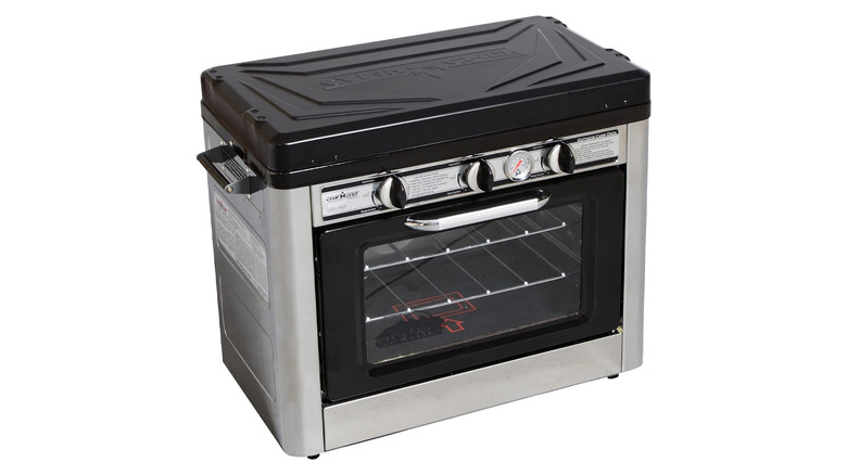 camp chef oven and stovetop combo