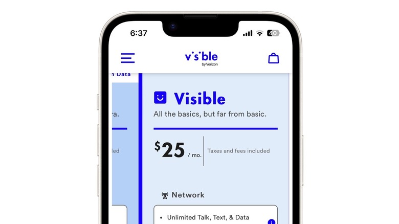 Visible $25 unlimited plan