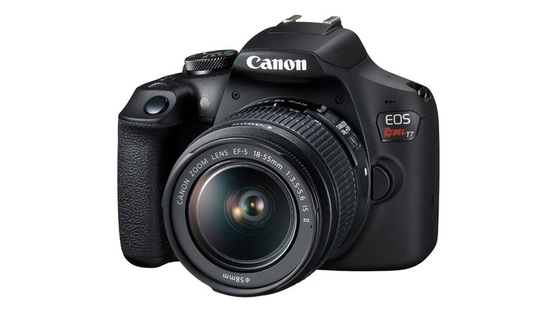 a Canon EOS Rebel T7 DSLR