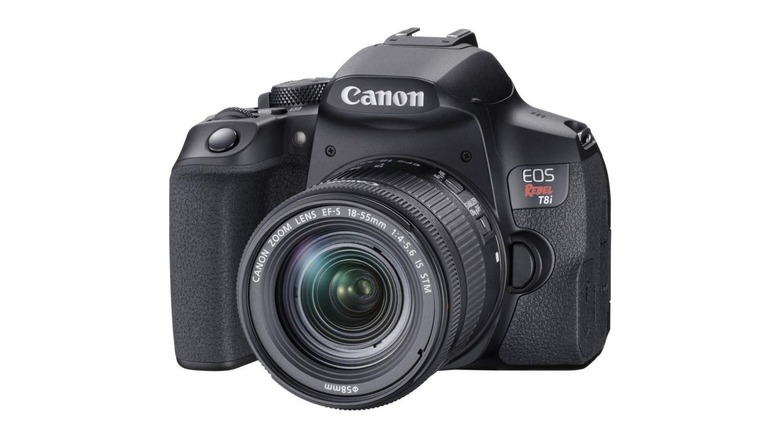 a Canon Rebel T8i DSLR