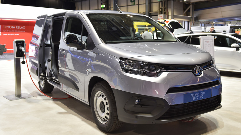 silver Toyota Proace Electric