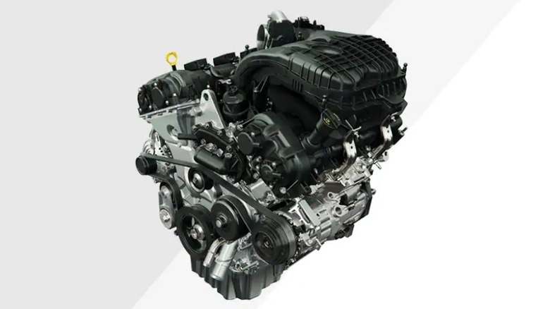 a Pentastar V6 engine