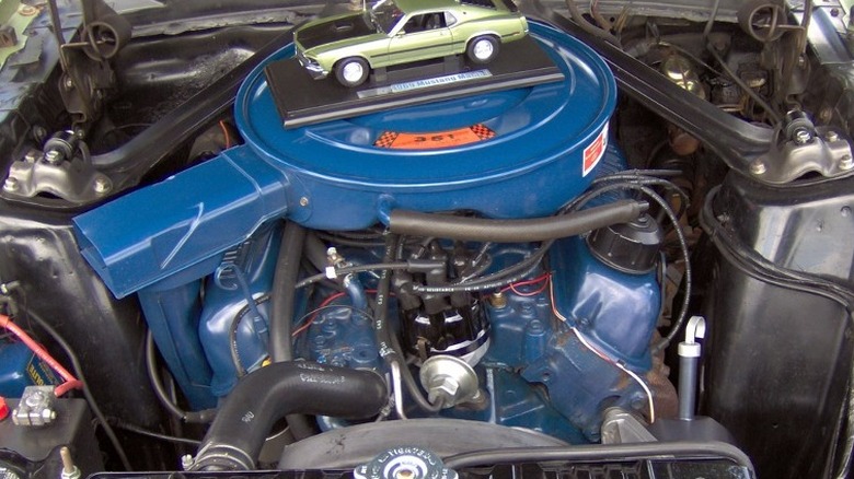 A 351 in a 1969 Ford Mustang