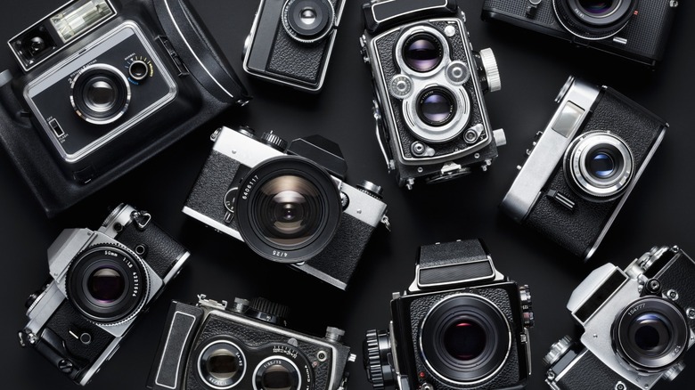 vintage film cameras