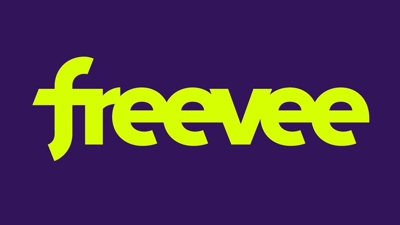 Freevee logo on purple background