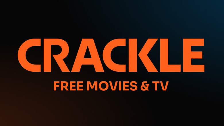 Crackle logo on black background