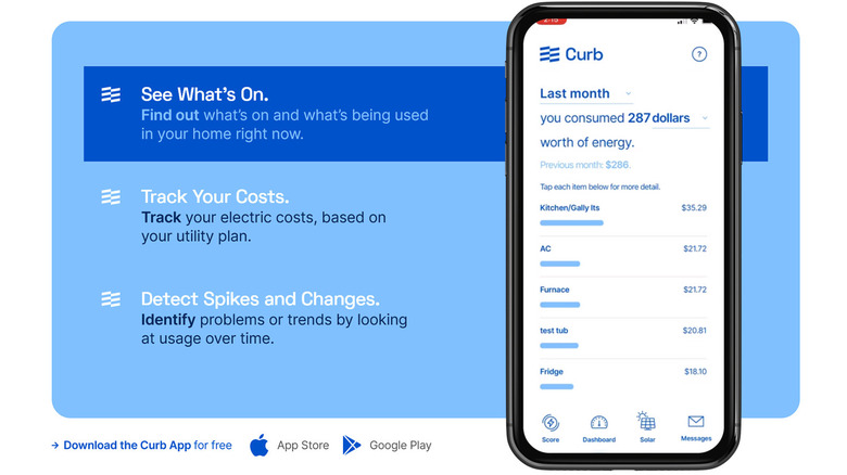 curb home energy app