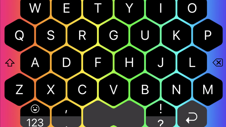 Typewise honeycomb keyboard