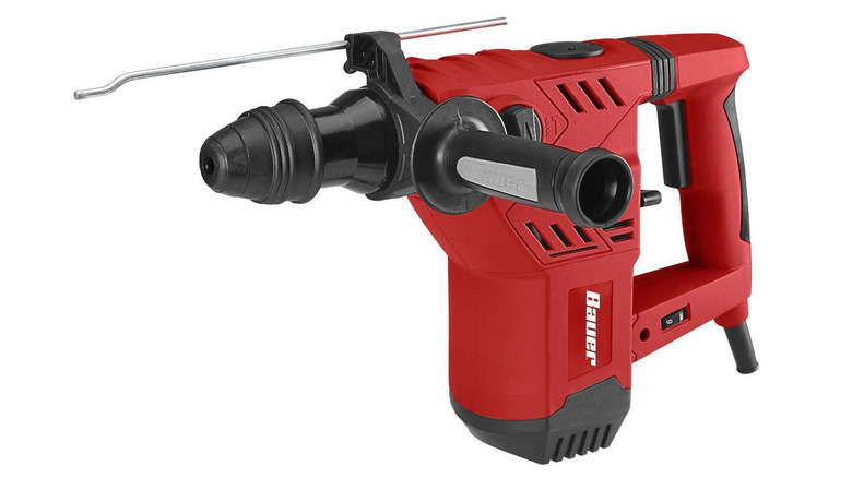 Bauer 10 amp variable-speed rotary hammer in red