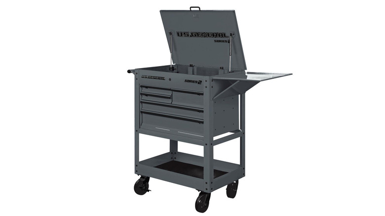 U.S. General 30 inch 5 drawer mechanics cart