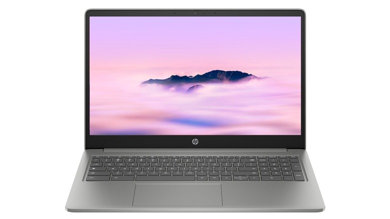 HP Chromebook Plus mountain wallpaper