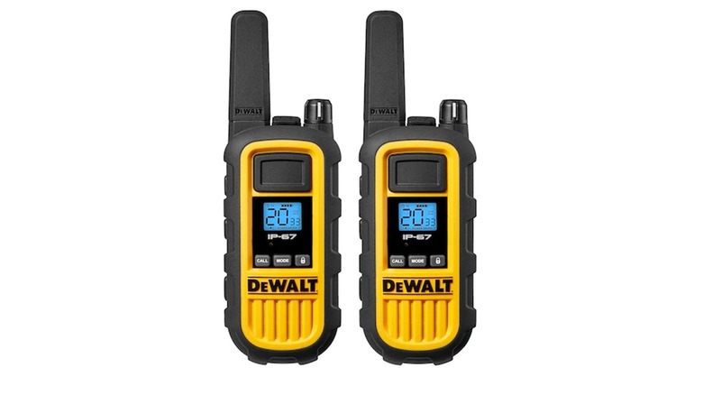 DeWalt walkie talkies