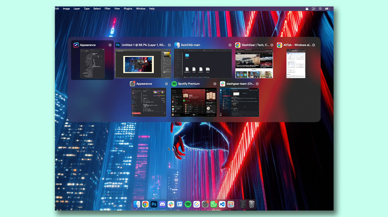 AltTab on Mac with window previews
