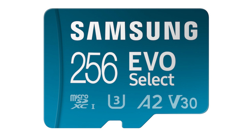 Samsung EVO Select 256 GB card