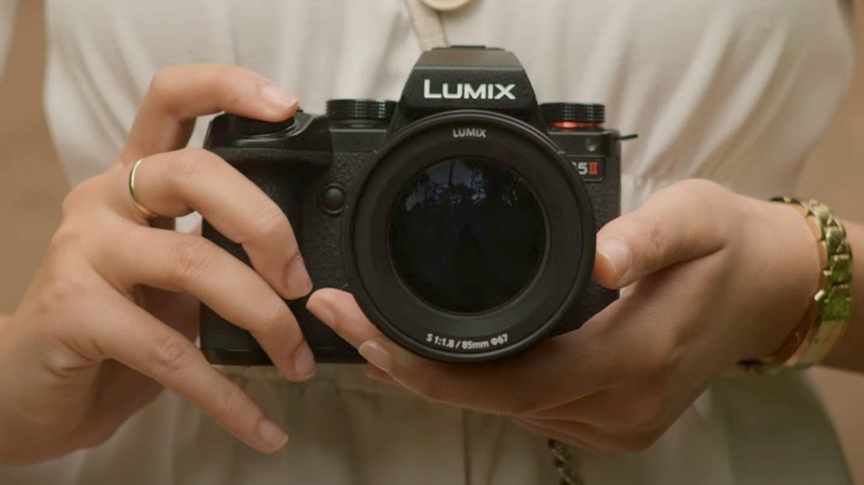 Lumix S5 II in hands