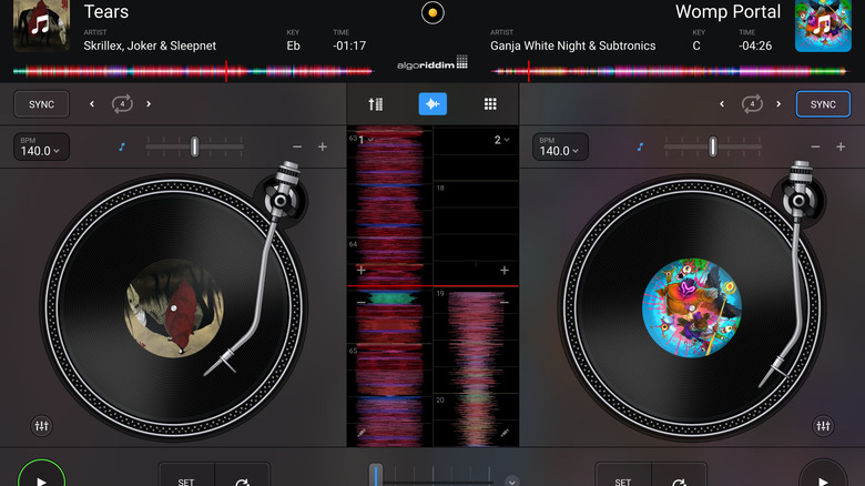 The Djay app on Android