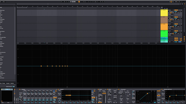 Ableton stock plugins running in Ableton Live