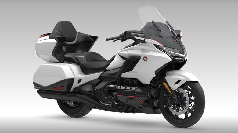 Honda Gold Wing Tour Airbag DCT on white gray background