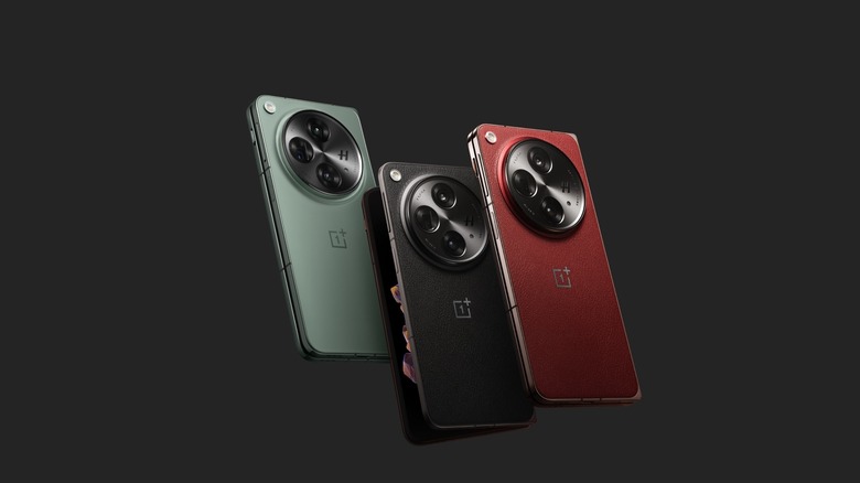 Product image of the OnePlus Open in different colors