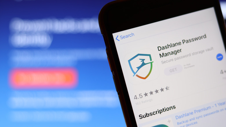 Dashlane password manager for iPhone 