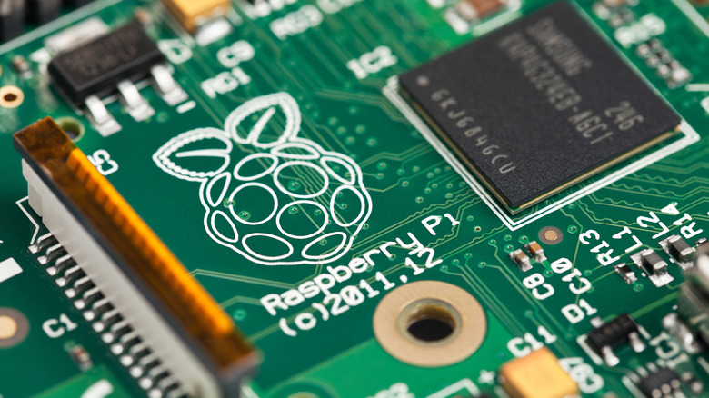 Raspberry Pi close up