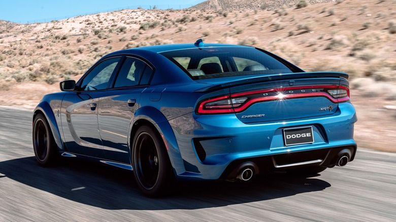 2022 Dodge Charger Hellcat road driving