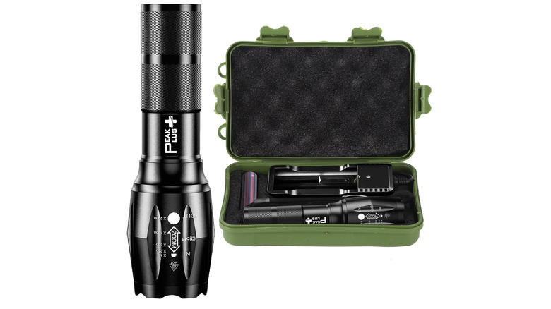 The PeakPlus Rechargeable Tactical Flashlight LFX1000 